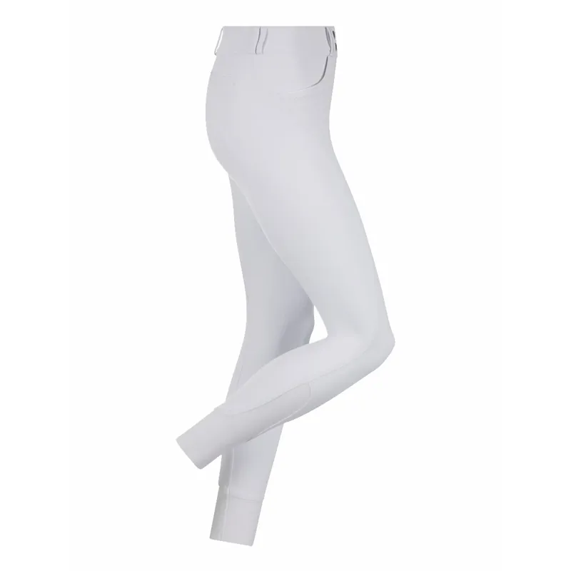 LeMieux Amara II Knee Grip Breeches - White-1
